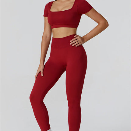 The Reign Crop Top Leggings 2-Piece Set