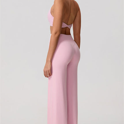 The Nestle Sports Bra Straight Leg Pants 2-Piece Set