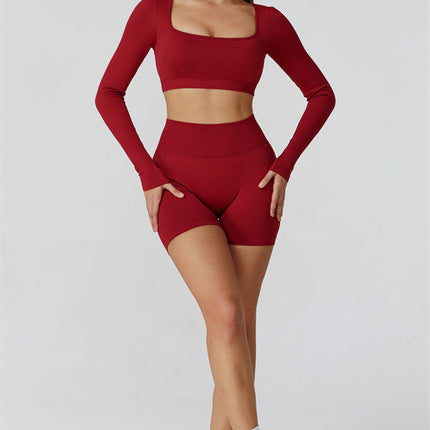 The Reign Long Sleeve Crop Top