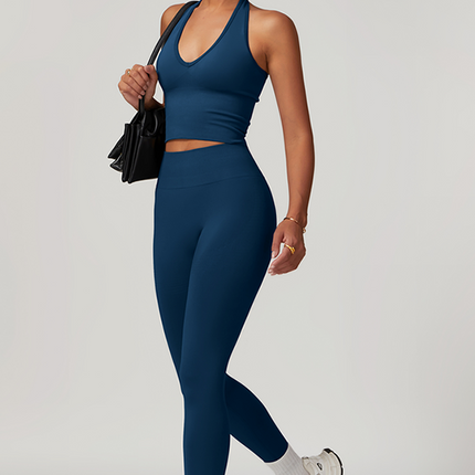 The Delight Halter Top Leggings 2-Piece Set