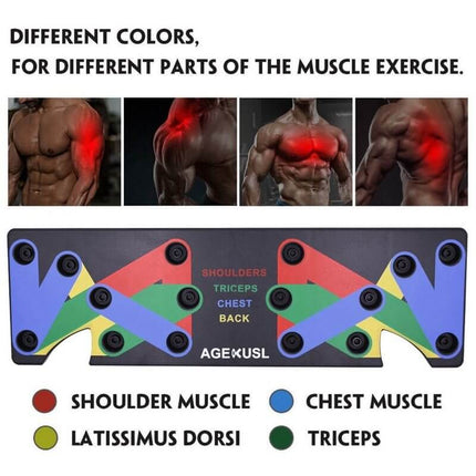 Push Up Rack Edge 9 in 1 Body Building Fitness Tools