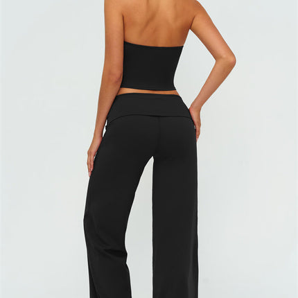 The Twirl Zip Jacket Halter Tank Top Leggings 3-Piece Set