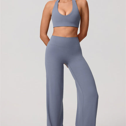 The Nestle Sports Bra Straight Leg Pants 2-Piece Set