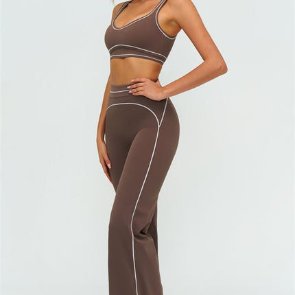 The Amara Sports Bra Flared Leggings 2-Piece Set