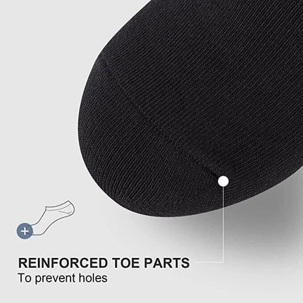 3 Pairs Socks Mens Ankle Quarter Crew Sport Plain Solid Socks Cotton Low Cut Sizes 9-13