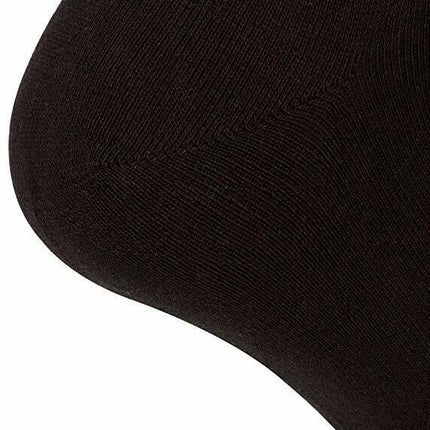 New 6 Pairs Mens Black Classic Dress Socks Calf Casual Fashion Crew Solid Sox