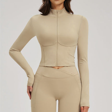 The Sizzle Zip Jacket Flared Leggings 2-Piece Set