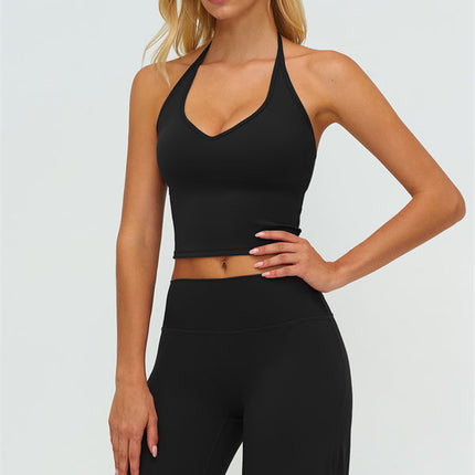 The Twirl Halter Tank Top New Straight Leg Pants 2-Piece Set