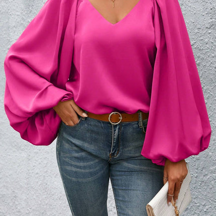 Lantern Sleeve Blouse