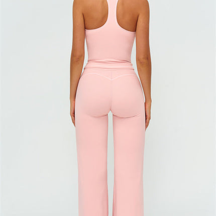 The Amara Crop Top Flared Leggings 2-Piece Set