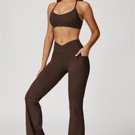 The Propel Sports Bra Flared Leggings 2-Piece Set