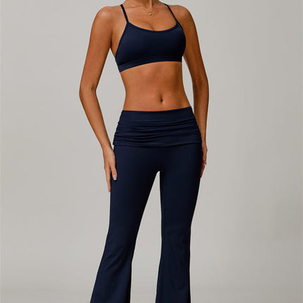 The Juno Star Sports Bra Flared Leggings 2-Piece Set