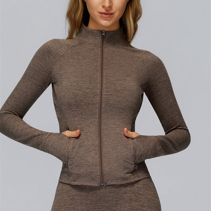 The Radiance Jacket Racerback Sports Bra Leggings 3-Piece Set