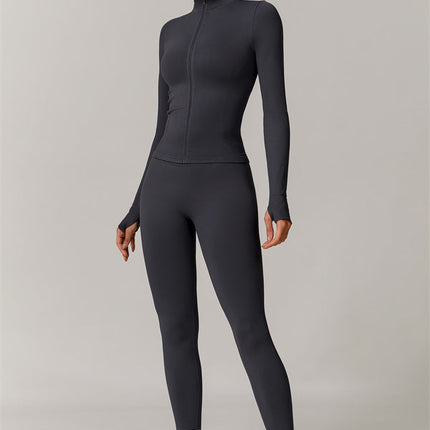 The Nova Luxe Jacket Sports Bra Leggings 3-Piece Set
