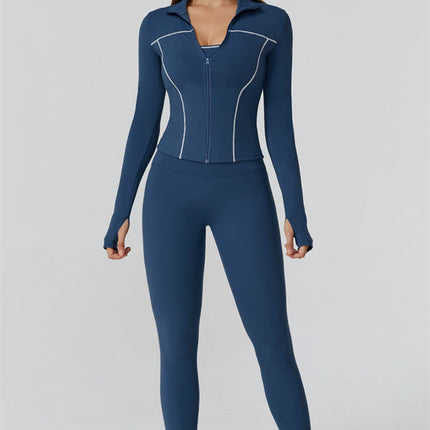 The Venus Zip Top Leggings 2-Piece Set