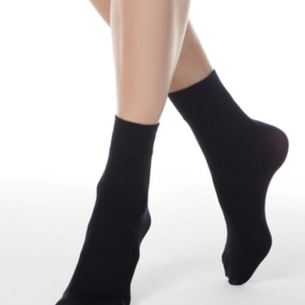 Conte Microfibra 50 Den - 1 pair Classic Elegant Elastic Women's Socks - One Size #8S-10SP