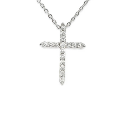 Faith Cubic Zirconia Cross Necklaces