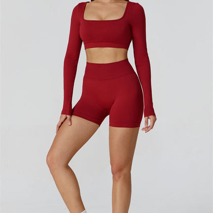 The Reign Long Sleeve Crop Top