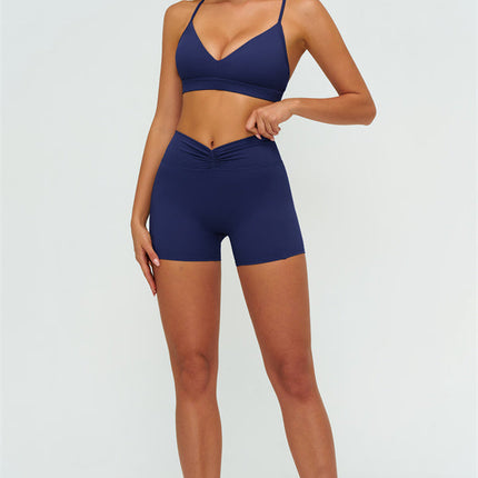 The Lushness Y-Back Sports Bra Shorts 2-Piece Set