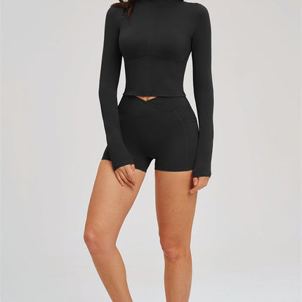 The Sizzle Zip Jacket Shorts 2-Piece Set