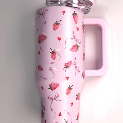 40oz SPILL FREE STAINLESS STEEL VACUUM TUMBLER