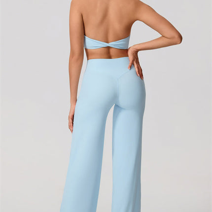 The Nestle Sports Bra Straight Leg Pants 2-Piece Set