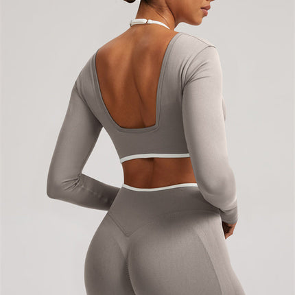 The Elevate New Long Sleeve Crop top