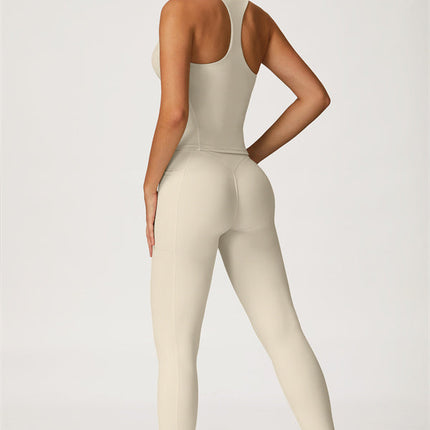 The Glacier Crop Tank Leggings 2-Piece Set