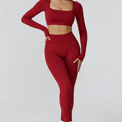 The Reign Long Sleeve Crop Top