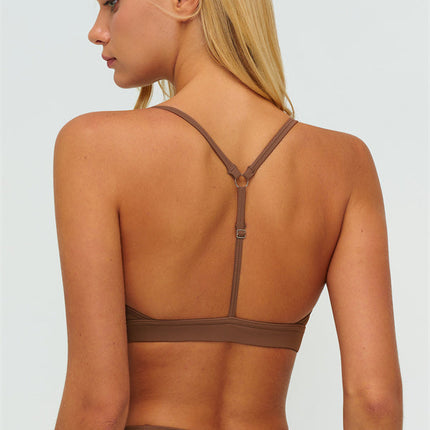 The Lushness Y-Back Sports Bra Flared Leggings 2-Piece Set