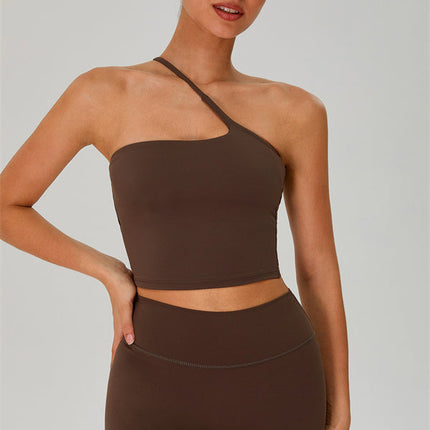 The Jewel One-Shoulder Crop Top Shorts 2-Piece Set