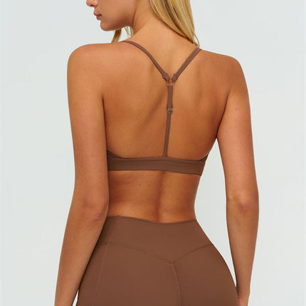 The Lushness Y-Back Sports Bra Shorts 2-Piece Set