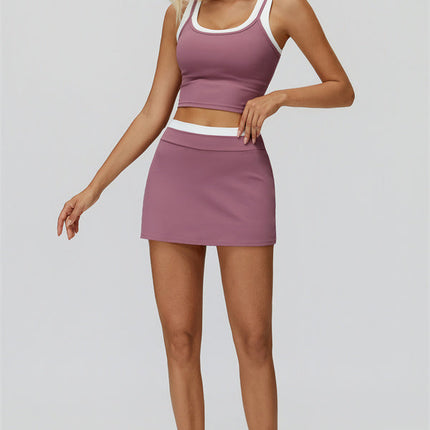 The Canyon Crop Tank Skirt 2-Piece Set
