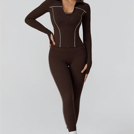 The Venus Zip Top Leggings 2-Piece Set