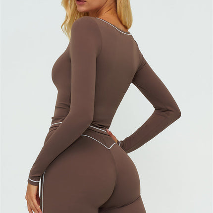The Amara Long Sleeve T-shirt Flared Leggings 2-Piece Set