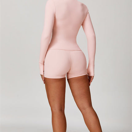 The Refresh Jacket Sports Bra Shorts 3-Piece Set