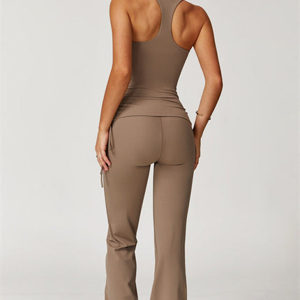 The Echo Tank Top Flared Leggings 2-Piece Set