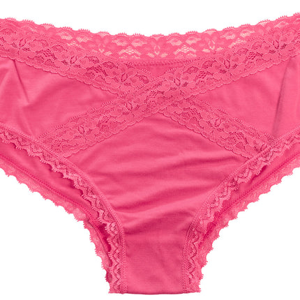 Modal Hipster featuring Crossed Lace Trim