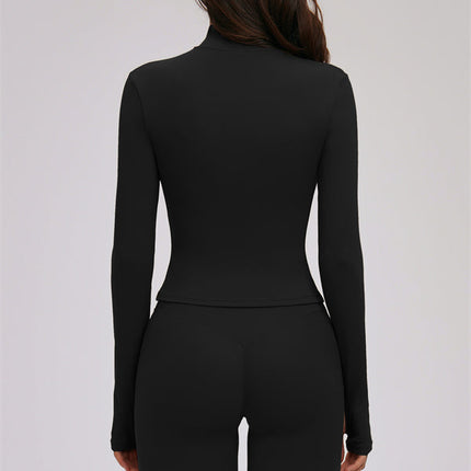 The Kinetic Zip Jacket Cross Back Sports Bra Leggings 3-Piece Set