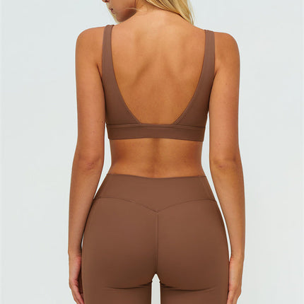The Lushness V-Back Sports Bra Leggings 2-Piece Set