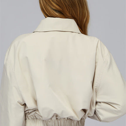 The Elle Form Crop Zip Jacket
