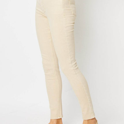Judy Blue Full Size Garment Dyed Tummy Control Skinny Women Jeans