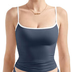 Medium / Navy Blue-white