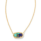 Gold/Bronze Veined Lapis Turquoise Magnesite