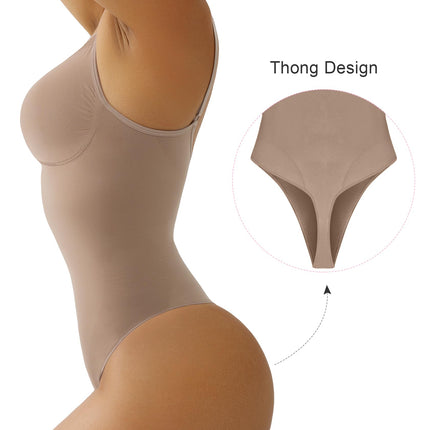 Women's Shapewear Bodysuit Tummy Control Seamless Body Shaper