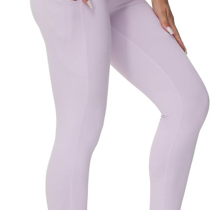 Women's High Waisted Yoga Leggings with Pockets - Thick Tummy Control Workout Pants