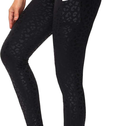 Women's High Waisted Yoga Leggings with Pockets - Thick Tummy Control Workout Pants