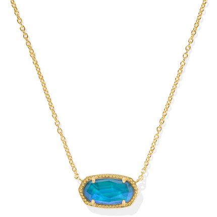 Kendra Scott Elisa Pendant Necklace - 14k Gold Plated Delicate Fashion Jewelry for Women