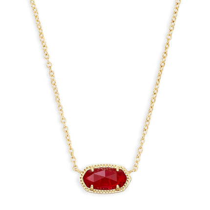 Kendra Scott Elisa Pendant Necklace - 14k Gold Plated Delicate Fashion Jewelry for Women