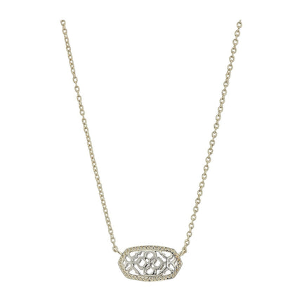 Kendra Scott Elisa Pendant Necklace - 14k Gold Plated Delicate Fashion Jewelry for Women